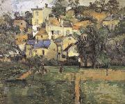 Paul Cezanne Pang Schwarz housing plans painting